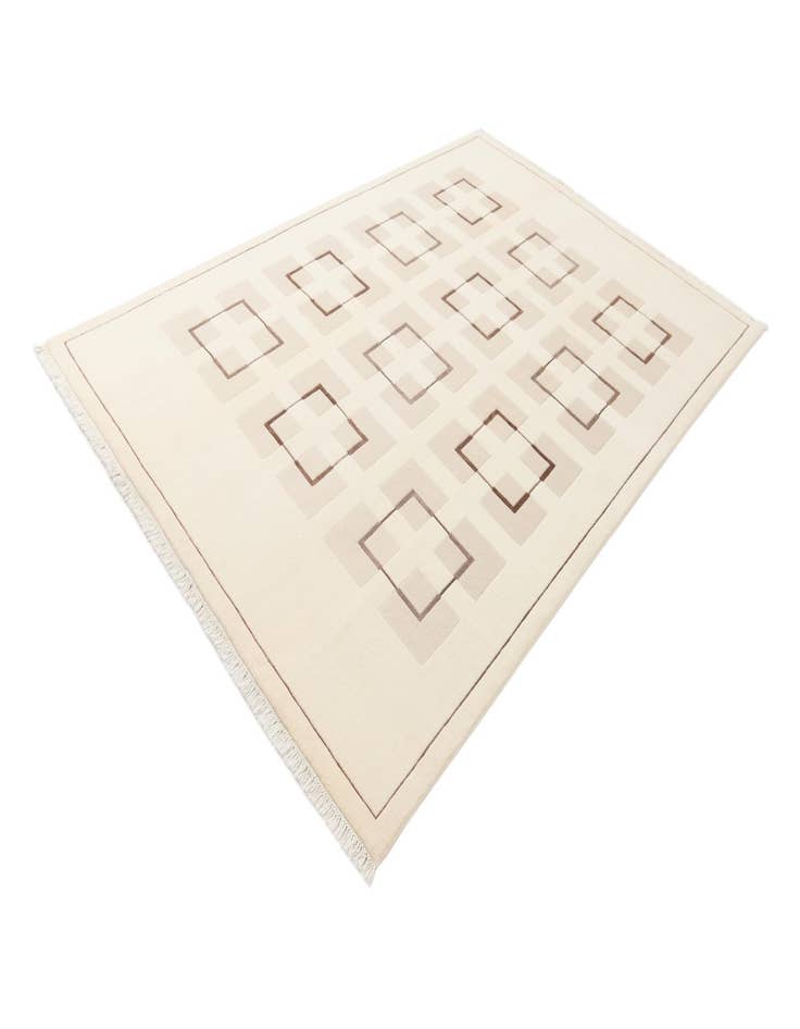 Detail image of  6' 7 x 9' 10  Hand Knotted Darya Wool Rug