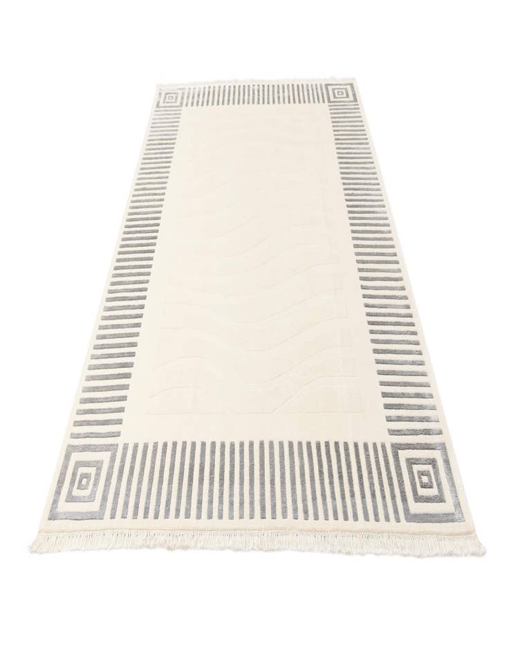 Detail image of  6' 7 x 9' 9  Hand Knotted Darya Wool Rug