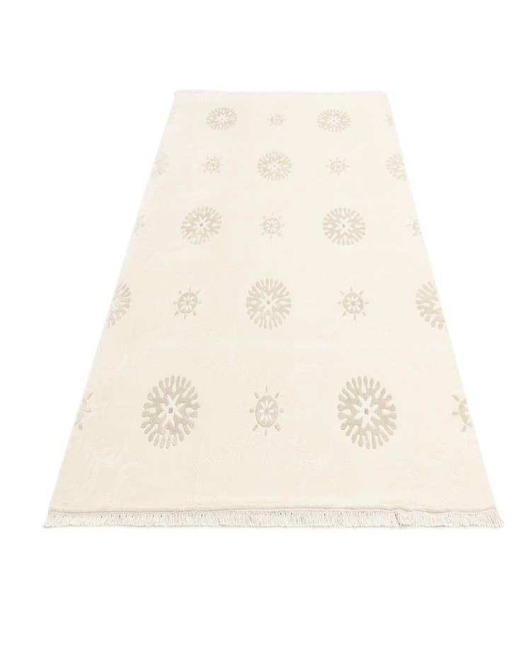 Detail image of  6' 11 x 9' 9  Hand Knotted Darya Wool Rug