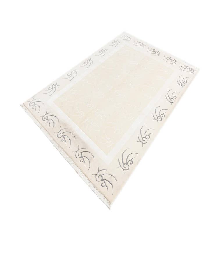 Detail image of  5' 7 x 7' 10  Hand Knotted Darya Wool Rug