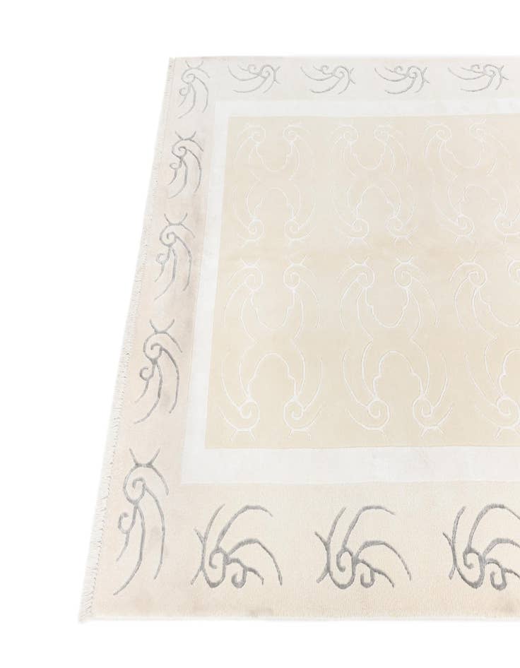 Detail image of  5' 7 x 7' 10  Hand Knotted Darya Wool Rug