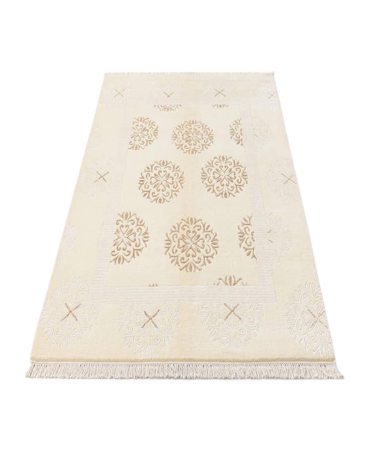 Detail image of  4' 10 x 6' 5  Hand Knotted Darya Wool Rug