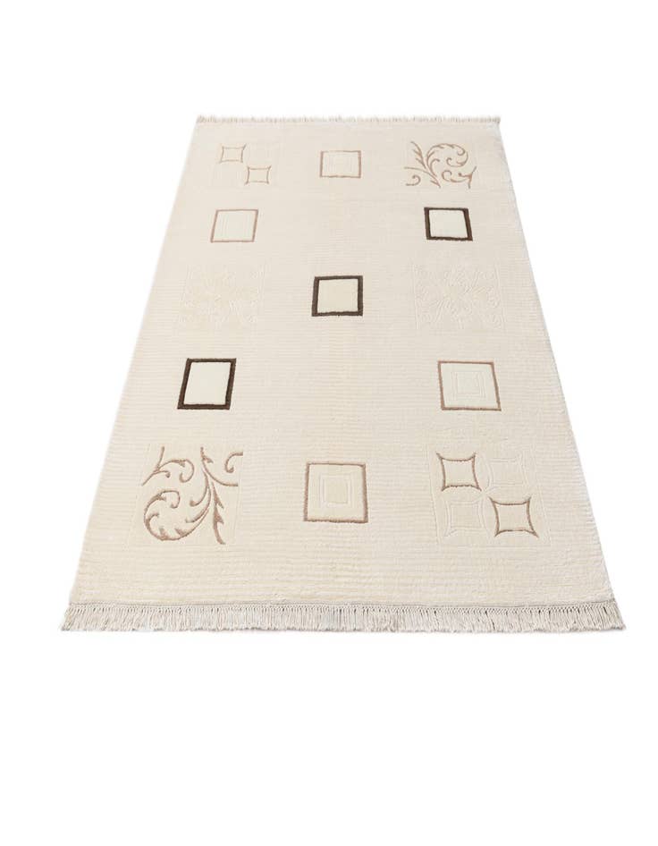 Detail image of  5' x 6' 7  Hand Knotted Darya Wool Rug