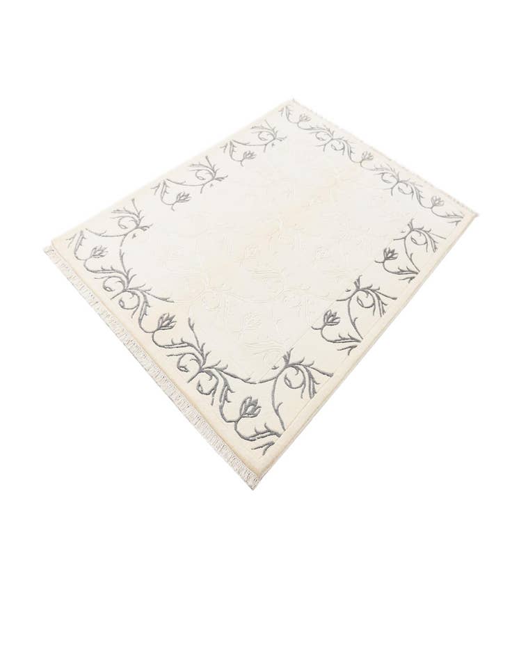 Detail image of  4' 9 x 6' 8  Hand Knotted Darya Wool Rug