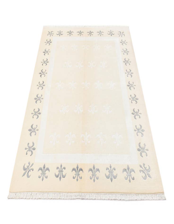 Detail image of  4' 10 x 6' 7  Hand Knotted Darya Wool Rug