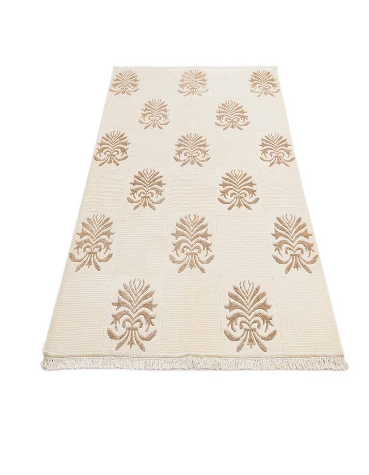 Detail image of  5' x 6' 4  Hand Knotted Darya Wool Rug