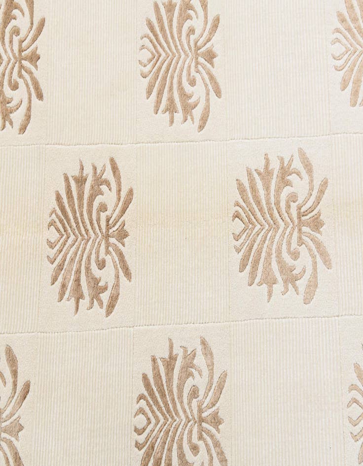 Detail image of  5' x 6' 4  Hand Knotted Darya Wool Rug