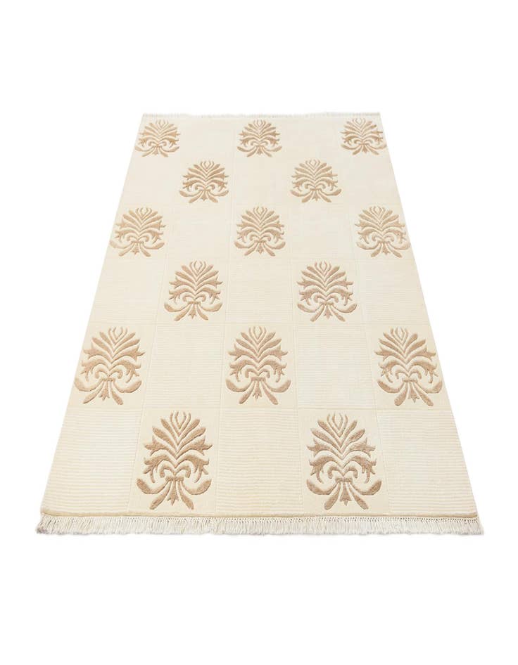 Detail image of  4' 11 x 6' 8  Hand Knotted Darya Wool Rug