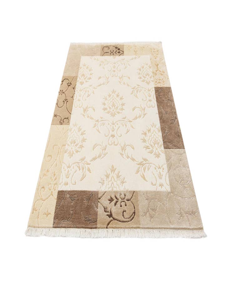 Detail image of  4' 7 x 6' 9  Hand Knotted Darya Wool Rug