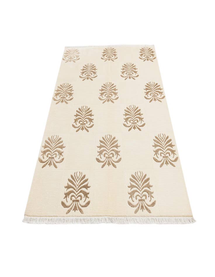 Detail image of  4' 11 x 6' 9  Hand Knotted Darya Wool Rug