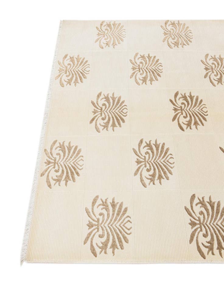 Detail image of  4' 11 x 6' 9  Hand Knotted Darya Wool Rug