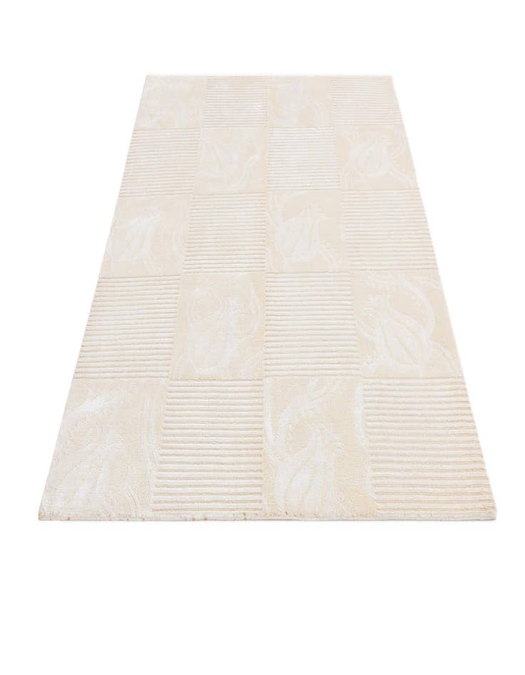 Detail image of  5' 1 x 6' 5  Hand Knotted Darya Wool Rug