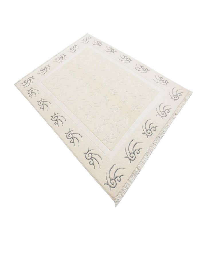 Detail image of  4' 11 x 6' 8  Hand Knotted Darya Wool Rug