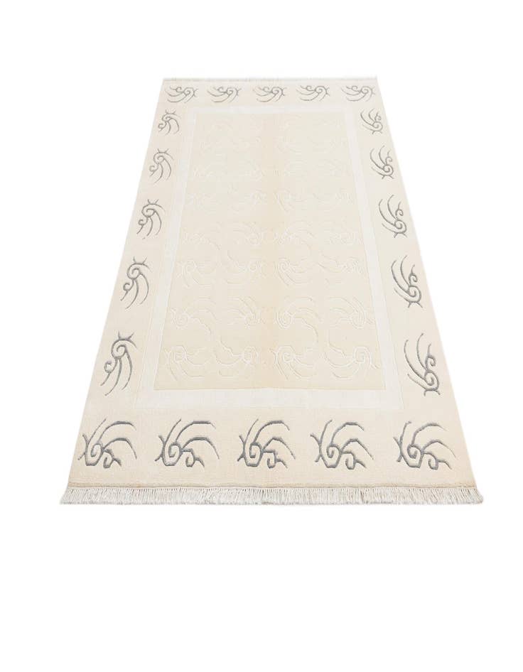 Detail image of  4' 11 x 6' 8  Hand Knotted Darya Wool Rug