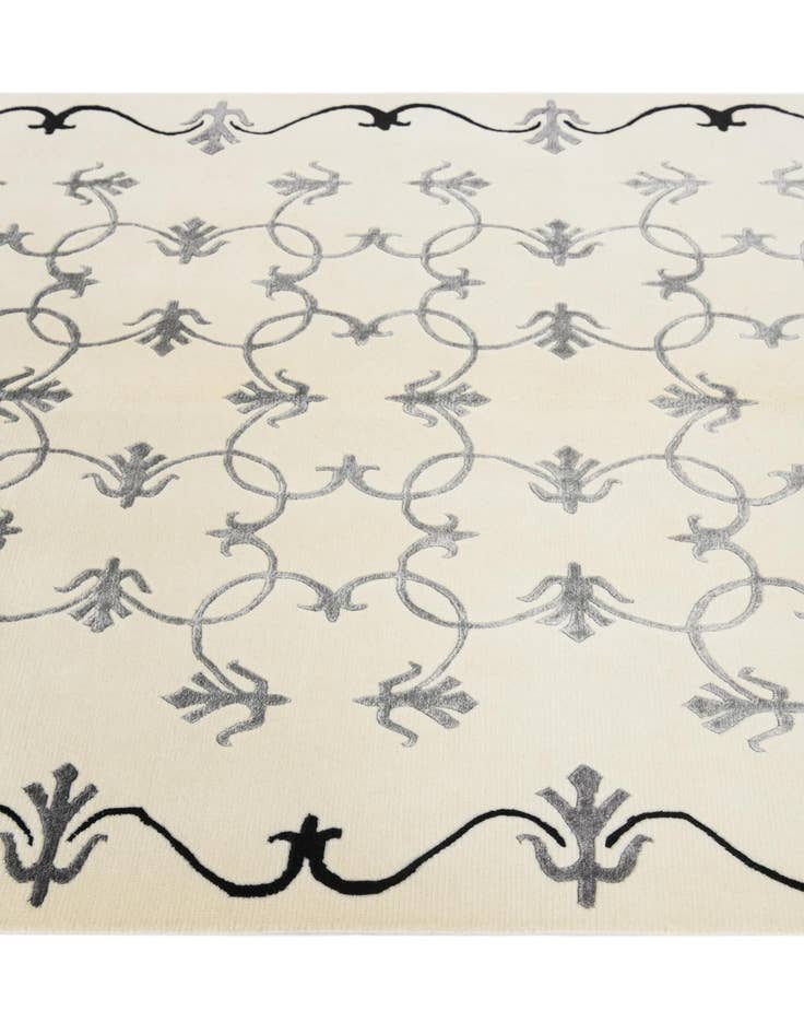 Detail image of  4' 8 x 6' 7  Hand Knotted Darya Wool Rug