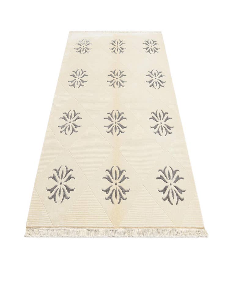 Detail image of  4' 7 x 6' 7  Hand Knotted Darya Wool Rug