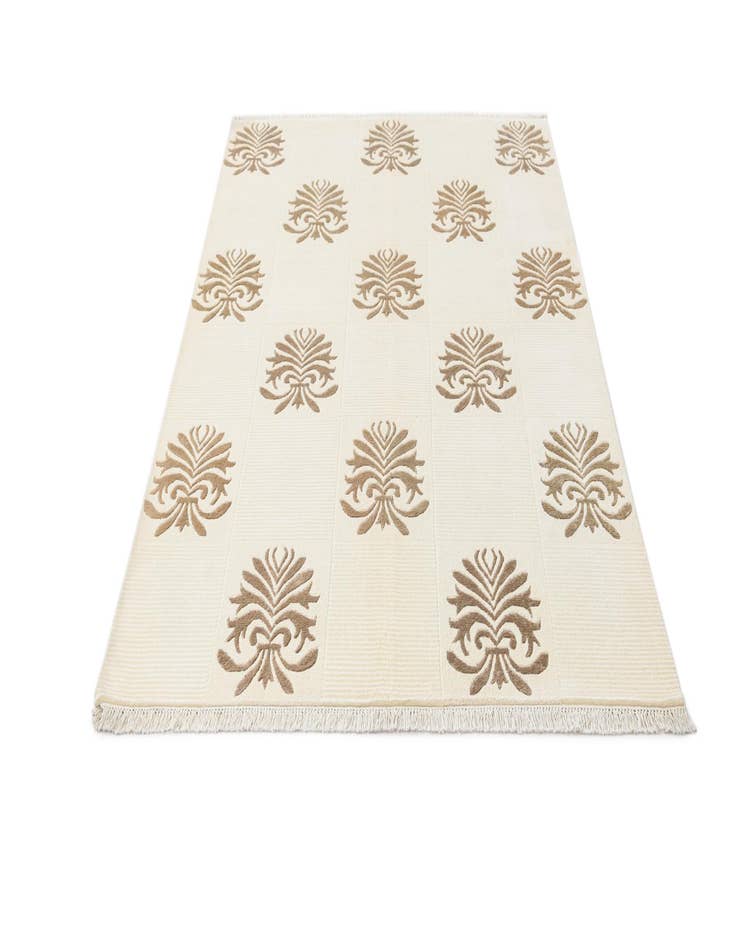 Detail image of  5' x 6' 7  Hand Knotted Darya Wool Rug