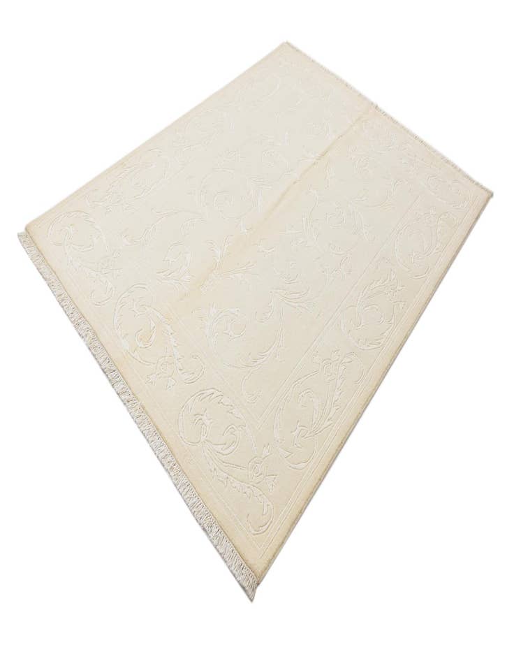 Detail image of  5' x 6' 8  Hand Knotted Darya Wool Rug