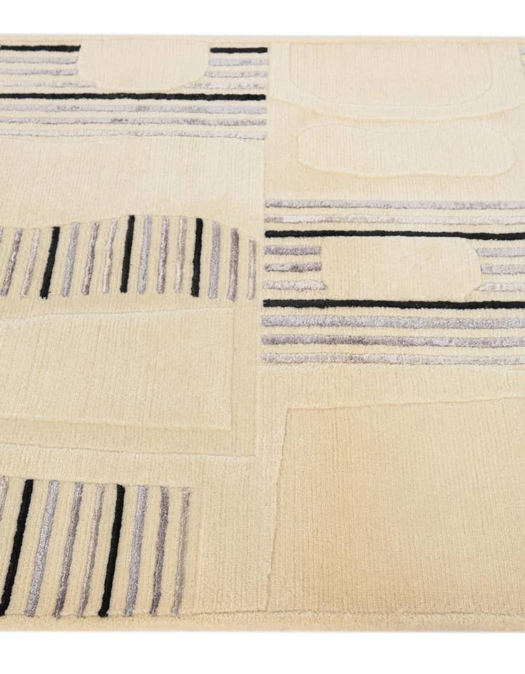 Detail image of  3' x 5'  Hand Knotted Darya Wool Rug