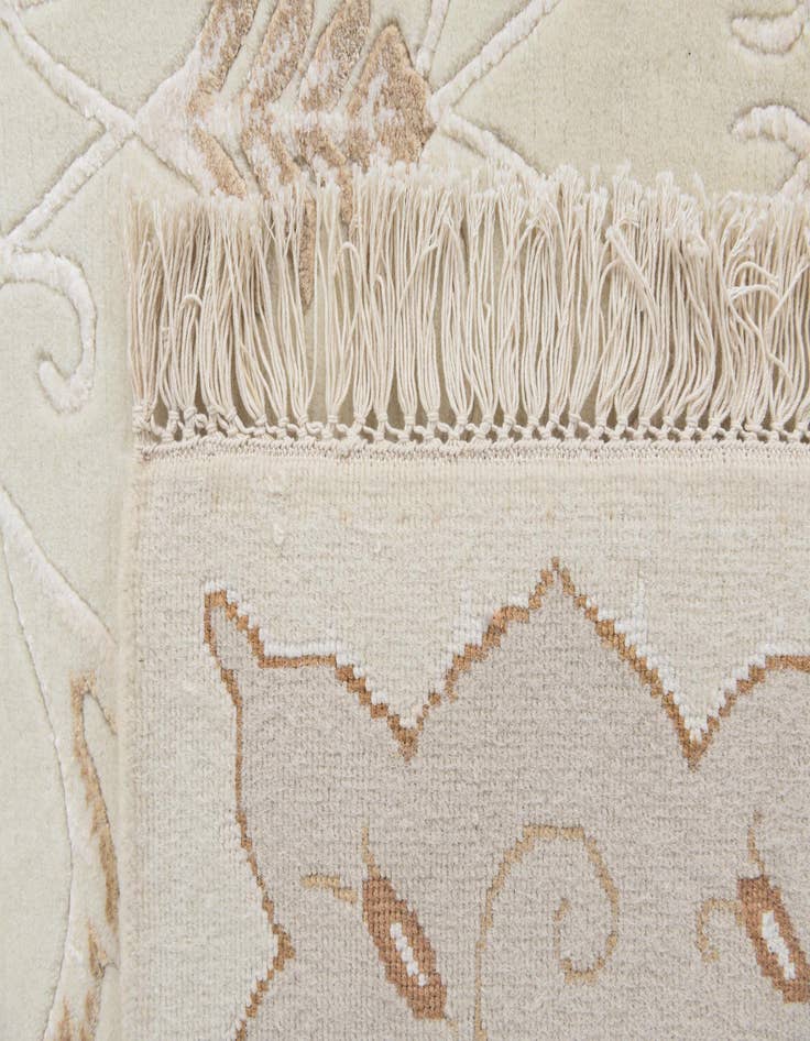 Detail image of  5' 9 x 8' 2  Hand Knotted Darya Wool Rug