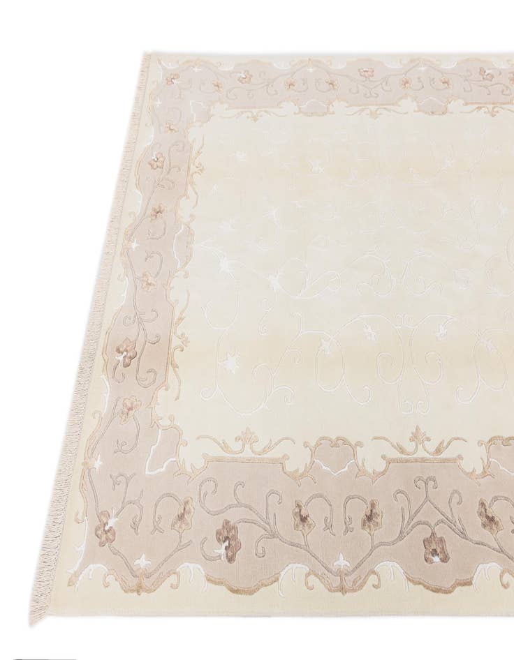 Detail image of  5' 9 x 7' 10  Hand Knotted Darya Wool Rug