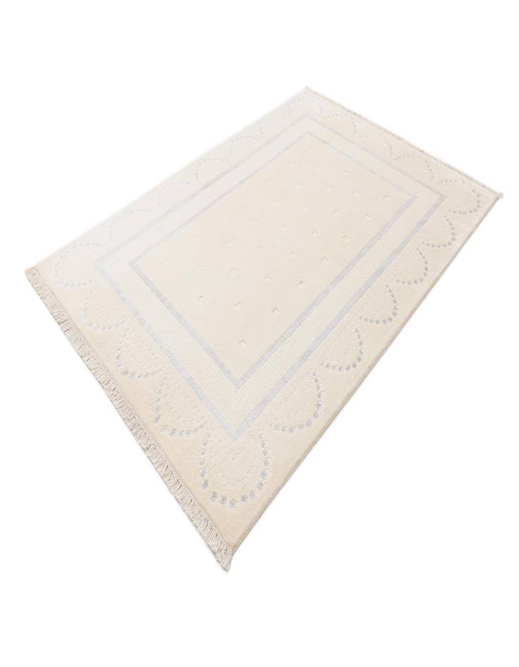 Detail image of  5' 8 x 7' 10  Hand Knotted Darya Wool Rug