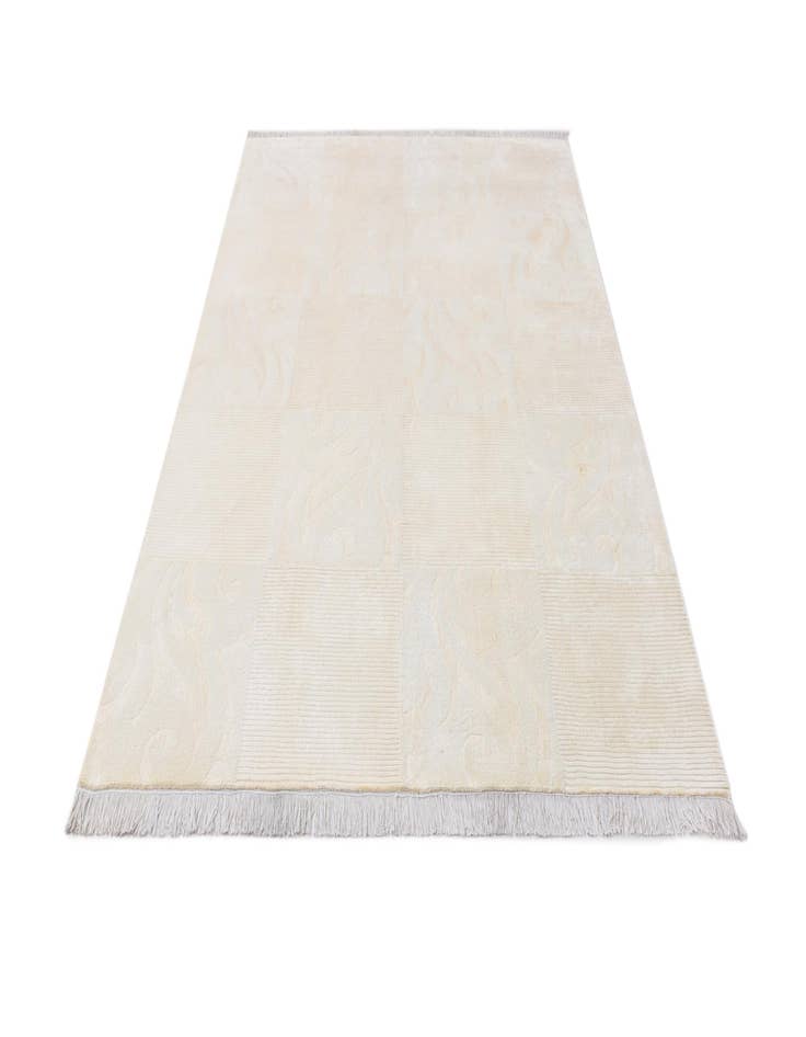 Detail image of  5' 9 x 8'  Hand Knotted Darya Wool Rug