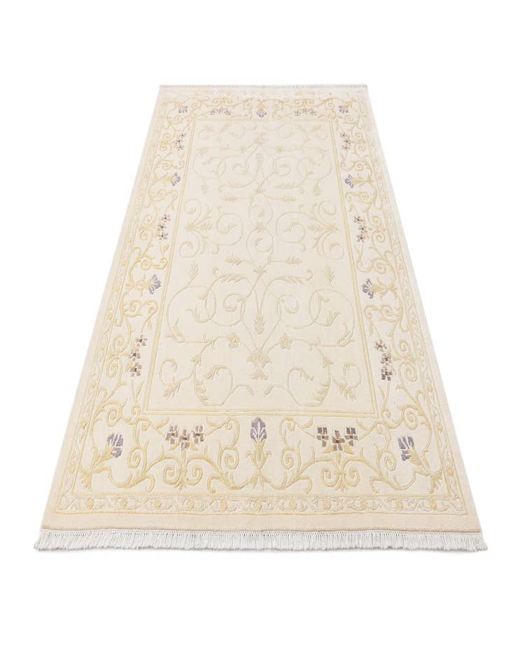 Detail image of  5' 7 x 7' 11  Hand Knotted Darya Wool Rug