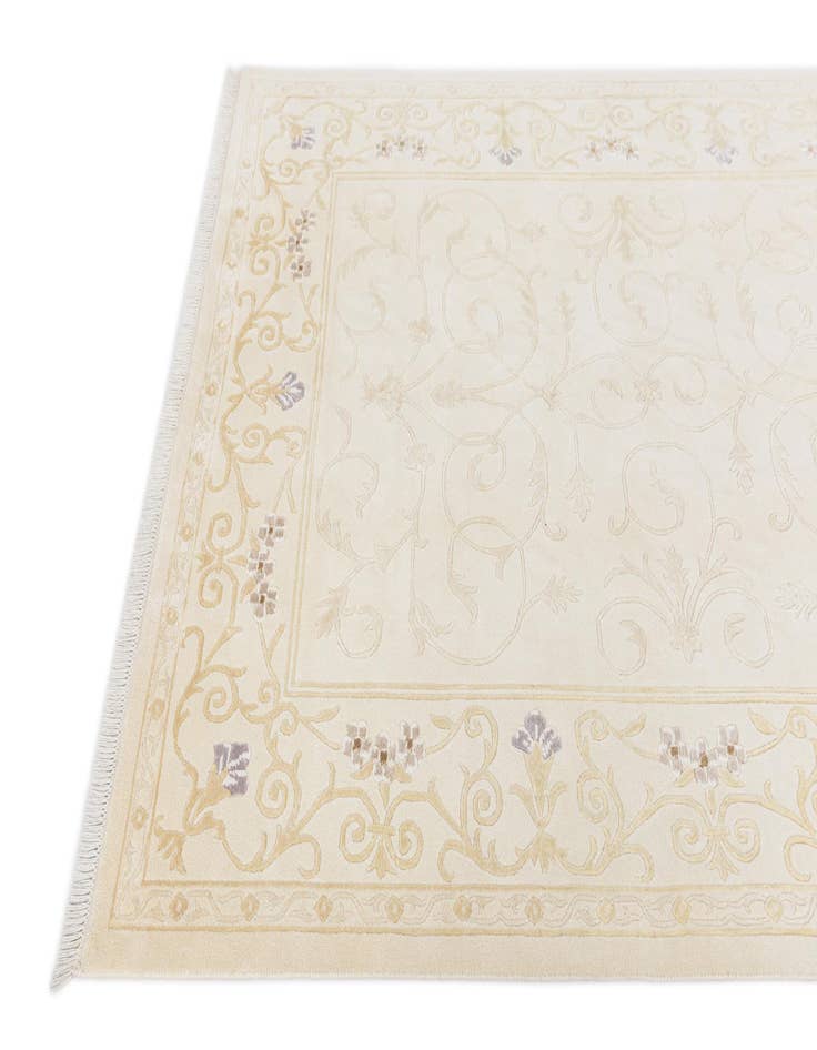 Detail image of  5' 7 x 7' 11  Hand Knotted Darya Wool Rug