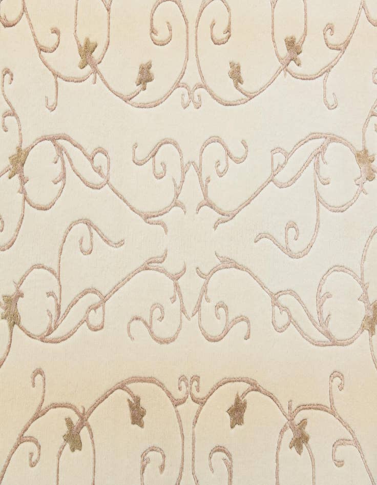 Detail image of  5' 7 x 8'  Hand Knotted Darya Wool Rug