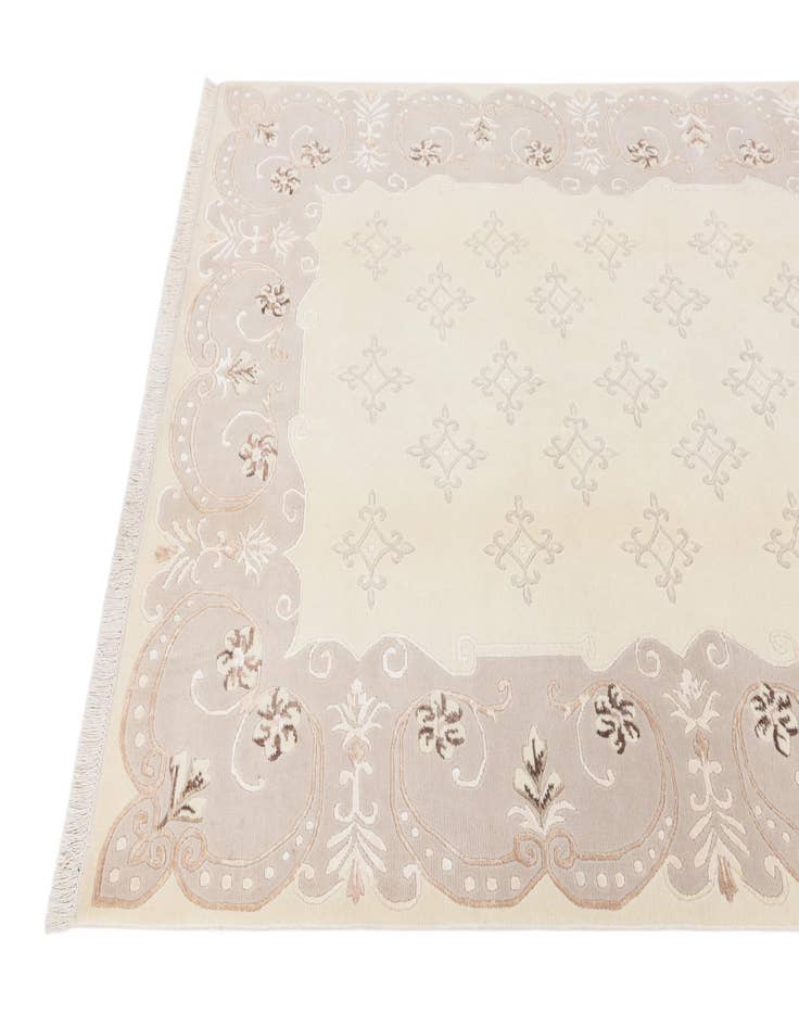 Detail image of  5' 7 x 8' 2  Hand Knotted Darya Wool Rug