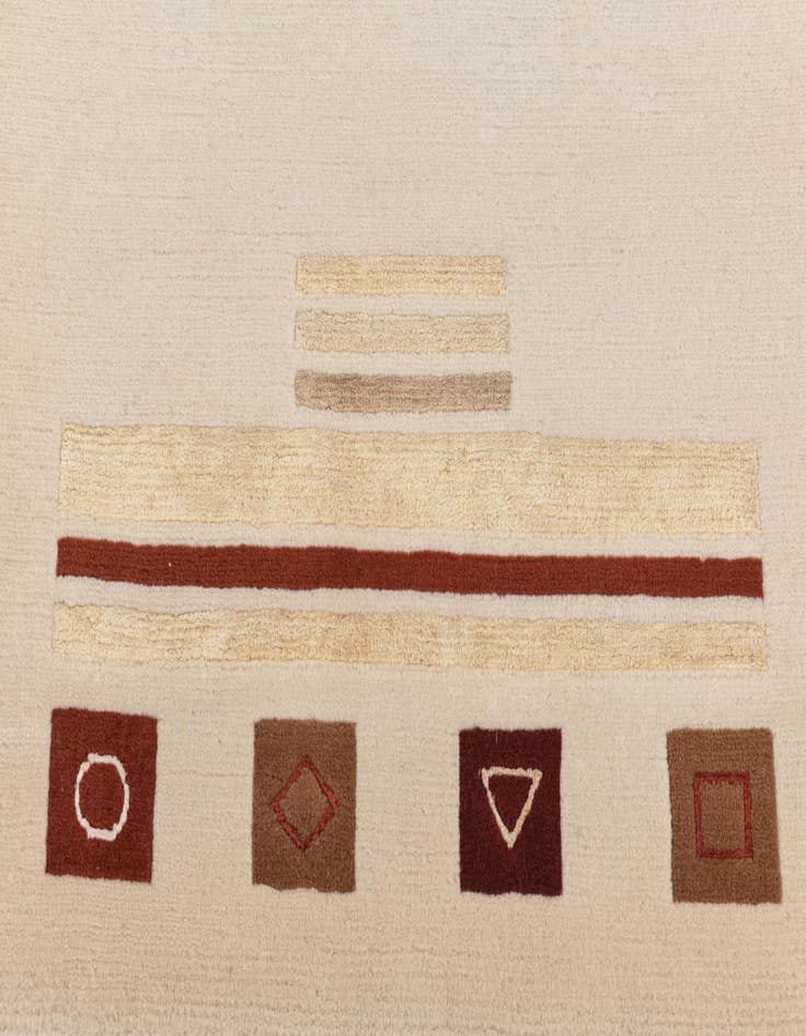 Detail image of  2' 11 x 4' 11  Hand Knotted Darya Wool Rug