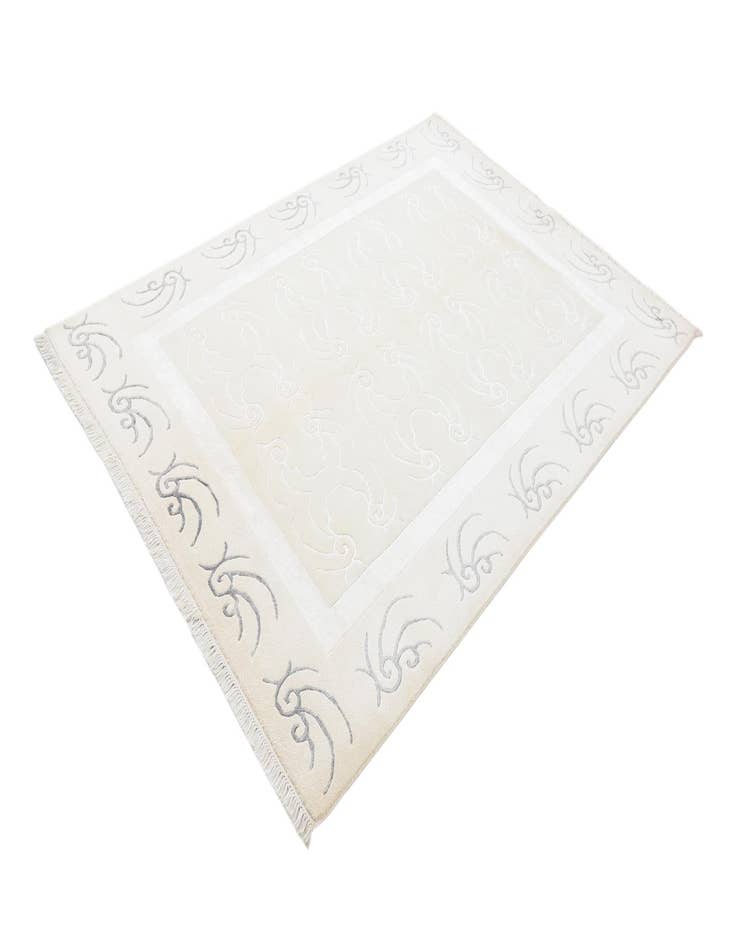 Detail image of  5' 7 x 7' 10  Hand Knotted Darya Wool Rug