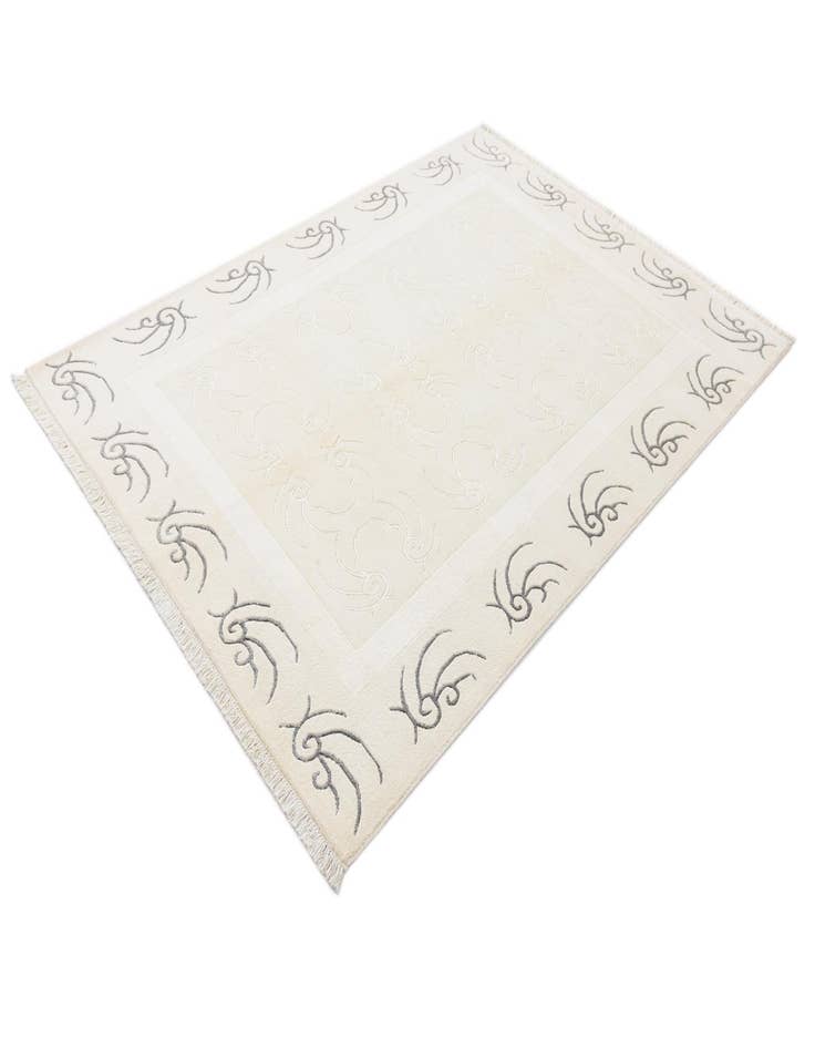 Detail image of  5' 8 x 7' 10  Hand Knotted Darya Wool Rug