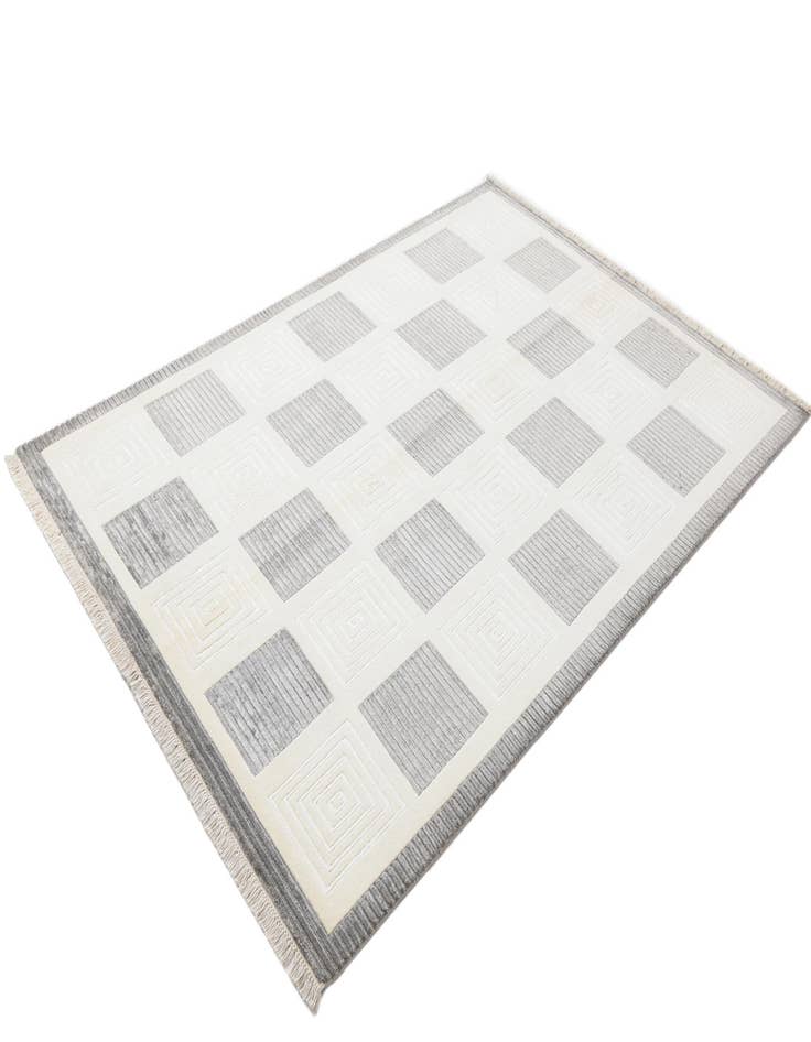 Detail image of  5' 10 x 8' 2  Hand Knotted Darya Wool Rug