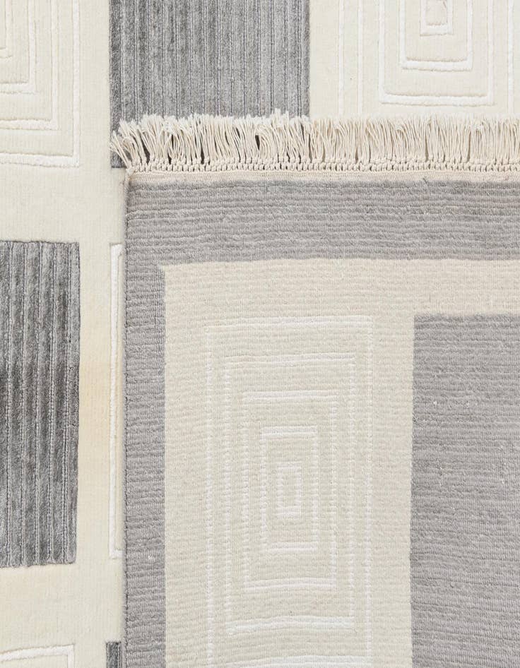 Detail image of  5' 10 x 8' 2  Hand Knotted Darya Wool Rug