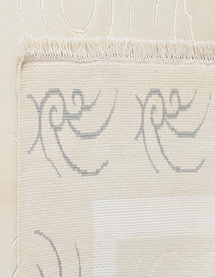 Detail image of  5' 7 x 7' 11  Hand Knotted Darya Wool Rug