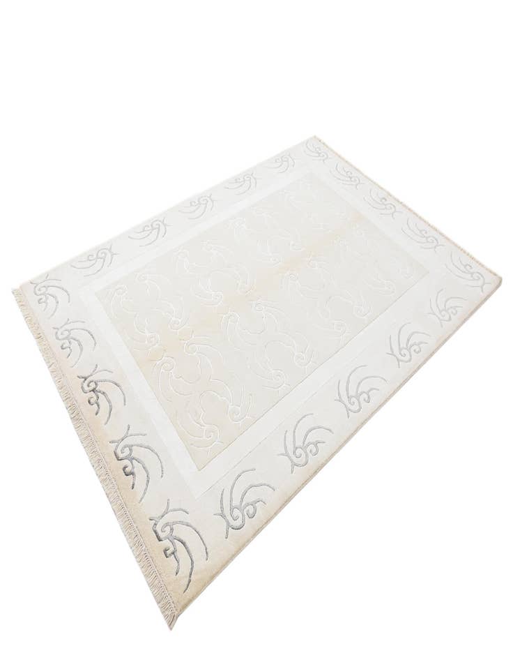 Detail image of  5' 7 x 7' 10  Hand Knotted Darya Wool Rug