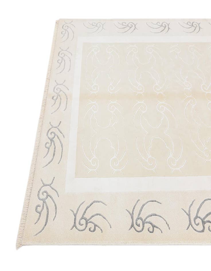 Detail image of  5' 7 x 7' 10  Hand Knotted Darya Wool Rug