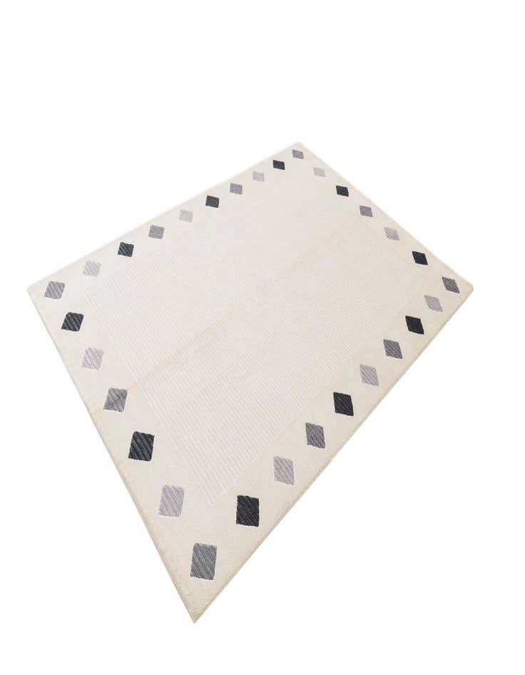 Detail image of  5' 7 x 7' 11  Hand Knotted Darya Wool Rug