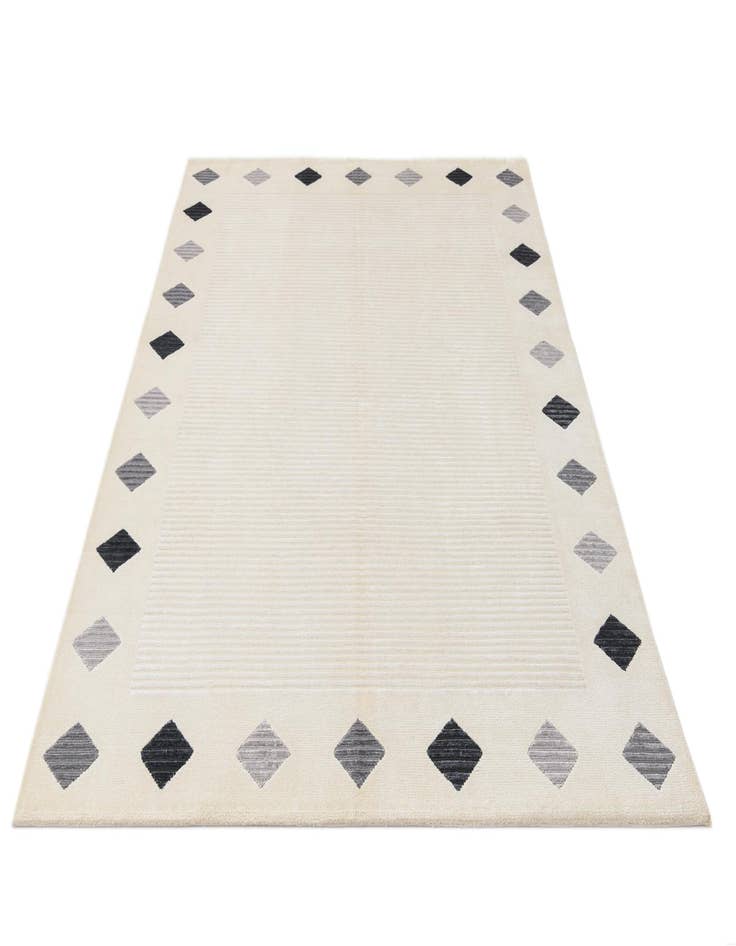 Detail image of  5' 7 x 7' 11  Hand Knotted Darya Wool Rug