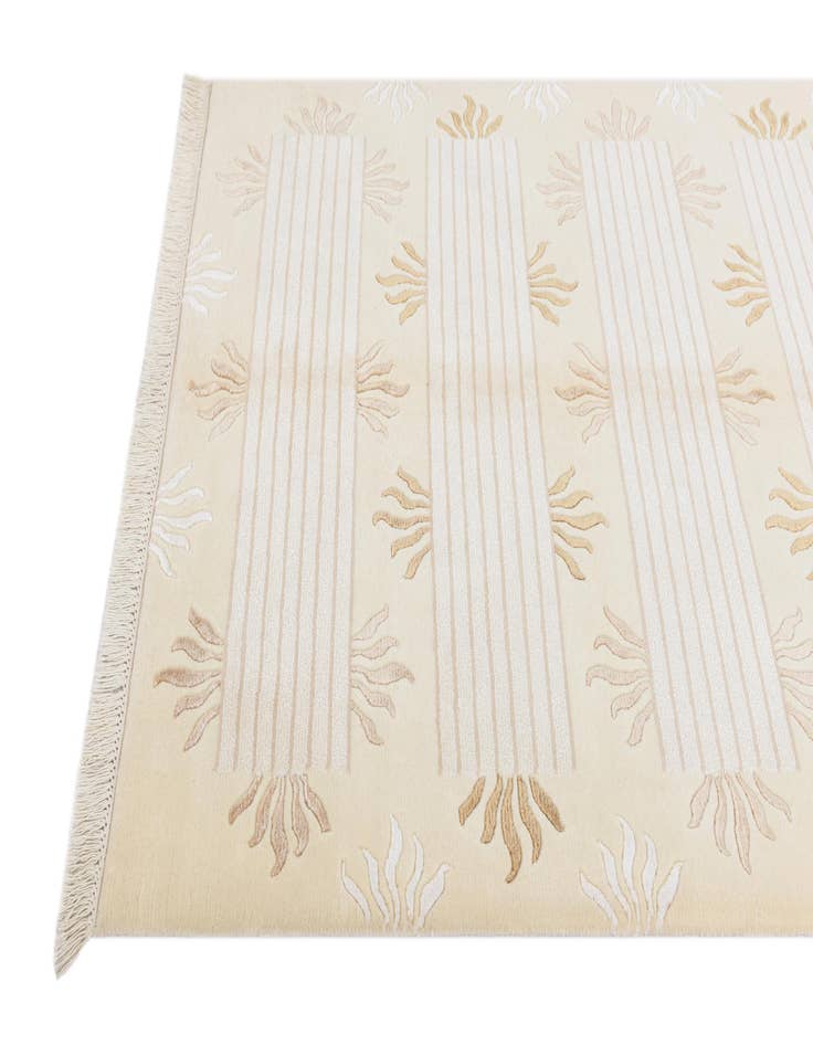 Detail image of  4' 1 x 6'  Hand Knotted Darya Wool Rug