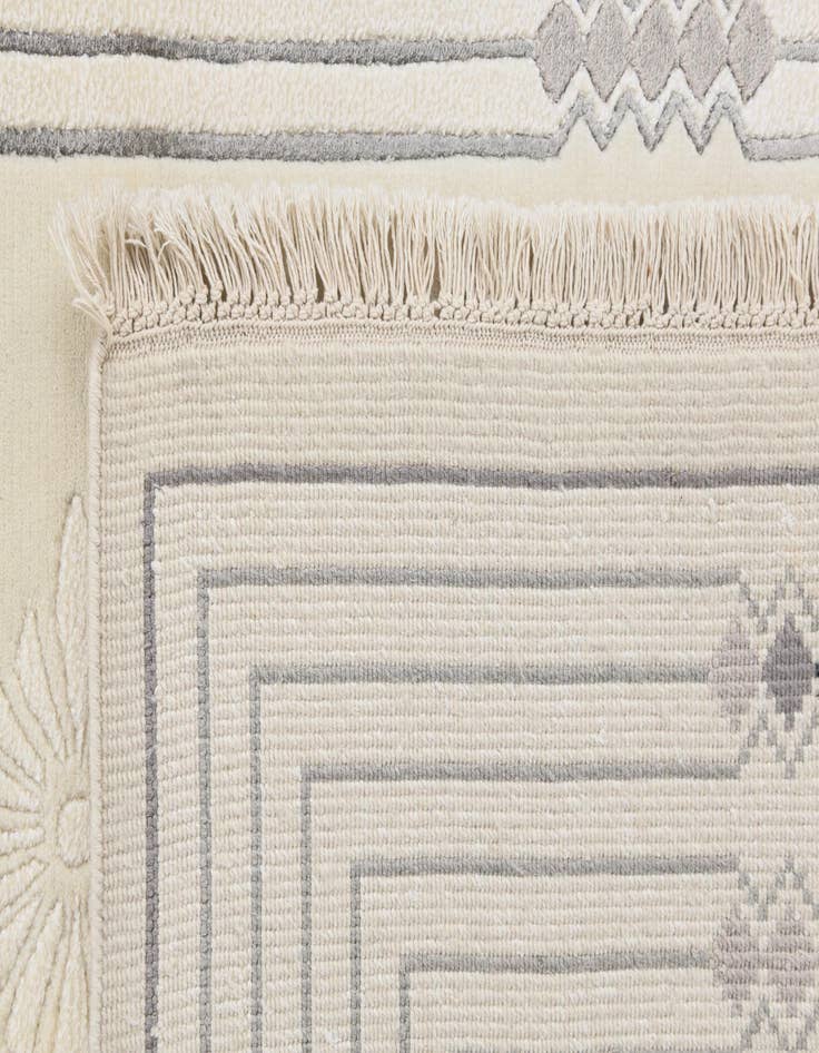 Detail image of  3' 11 x 5' 11  Hand Knotted Darya Wool Rug