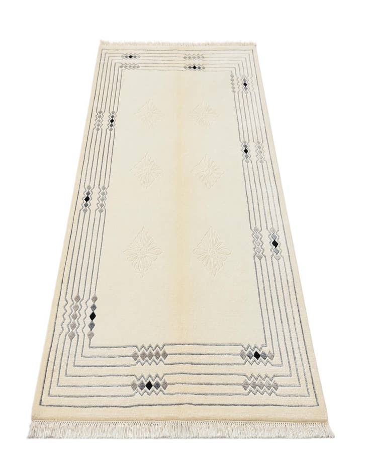 Detail image of  3' 11 x 6' 1  Hand Knotted Darya Wool Rug