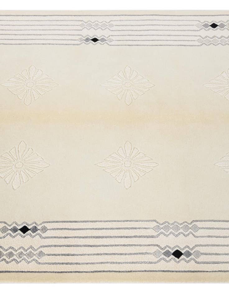 Detail image of  3' 11 x 6' 1  Hand Knotted Darya Wool Rug