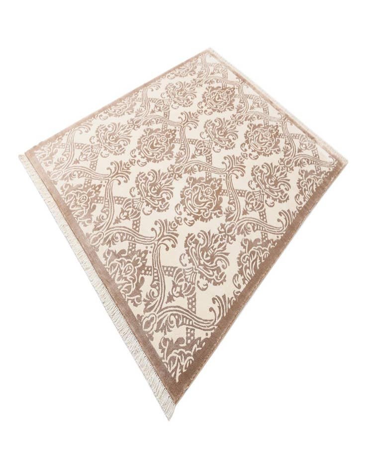 Detail image of  5' 10 x 7' 10  Hand Knotted Darya Wool Rug