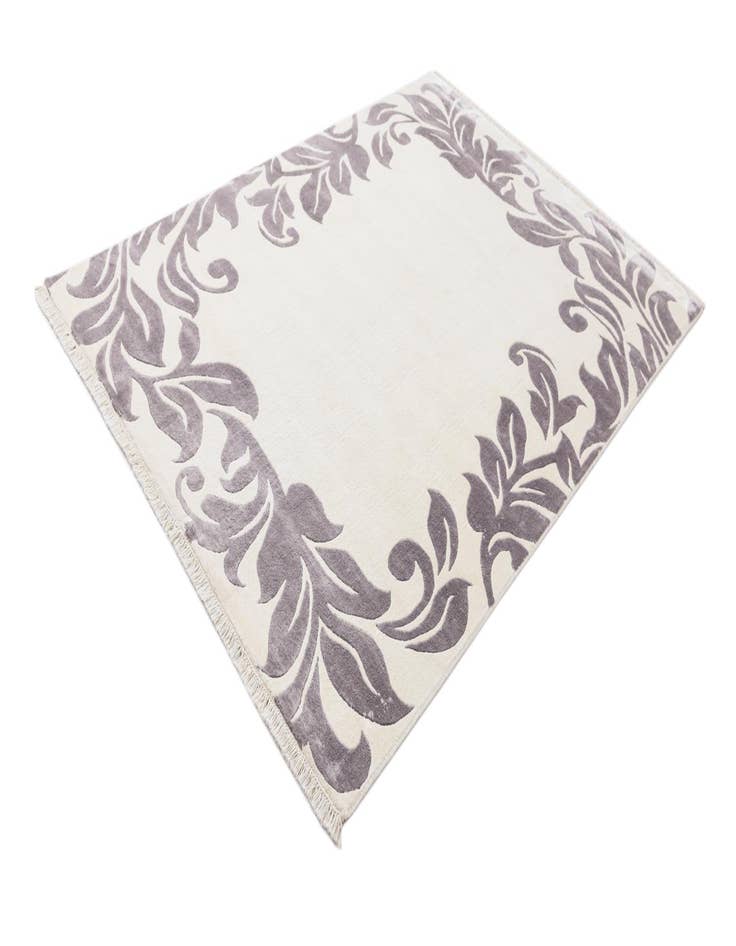 Detail image of  5' 6 x 8' 1  Hand Knotted Darya Wool Rug