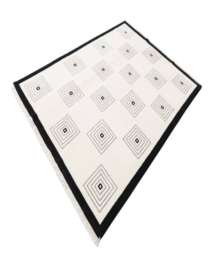 Detail image of  5' 6 x 7' 10  Hand Knotted Darya Wool Rug