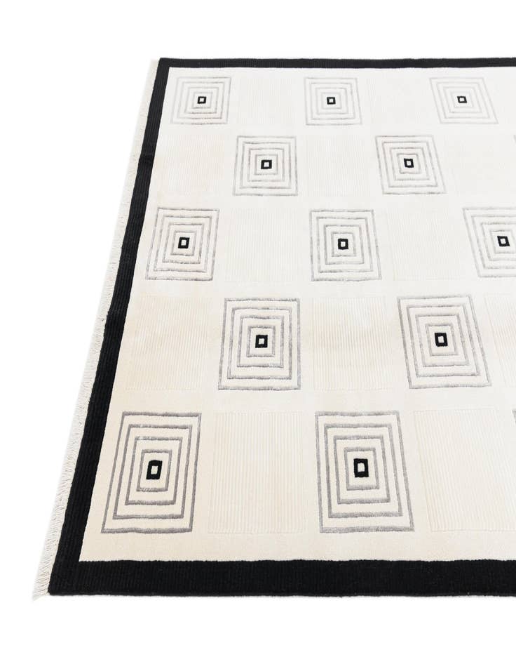 Detail image of  5' 6 x 7' 10  Hand Knotted Darya Wool Rug