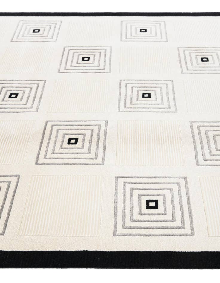 Detail image of  5' 6 x 7' 10  Hand Knotted Darya Wool Rug